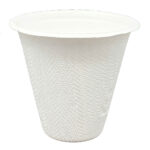 Eco Friendly Biodegradable Compostable Ecoware Cup 220 ML (2.9 inch x 3.2 inch) (made from Sugarcane Bagasse)