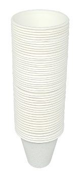 Eco Friendly Biodegradable Compostable Ecoware Cup 220 ML (2.9 inch x 3.2 inch) (made from Sugarcane Bagasse) - Image 2