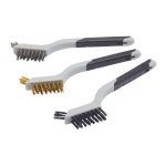 Fit For The Job 3 pc Soft Grip Mini Wire Brush Set - Image 3