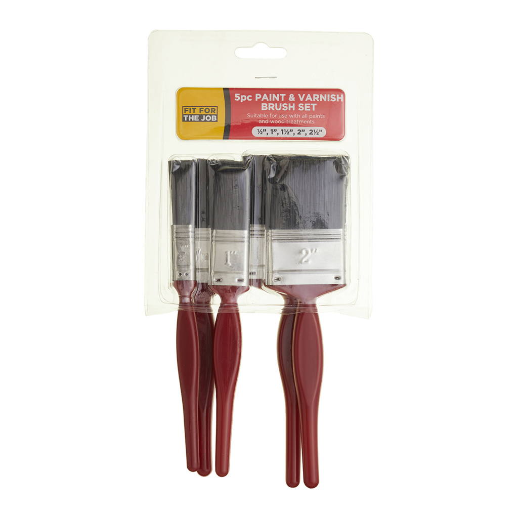 fit-for-the-job-5-pc-budget-paint-brush-set01 Fit For The Job 5 pc Budget Paint Brush Set - Image 1