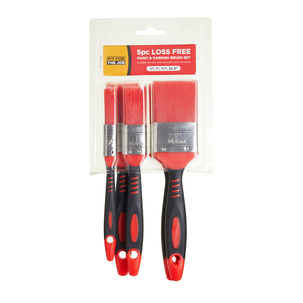 fit-for-the-job-5-pc-loss-free-paint-brush-set01 Fit For The Job 5 pc Loss Free Paint Brush Set - Image 1